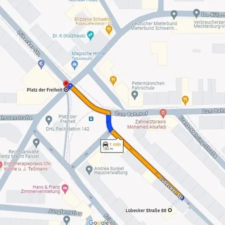 Familienappartement In Zentrum 아파트 슈베린